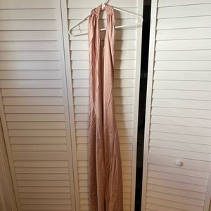 NWOT. show me your Mumu dress in a dusty pink color.
